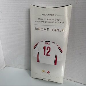MCDONALDS 2006 TEAM CANADA HOCKEY MINI JERSEYS - JAROME IGINLA #12